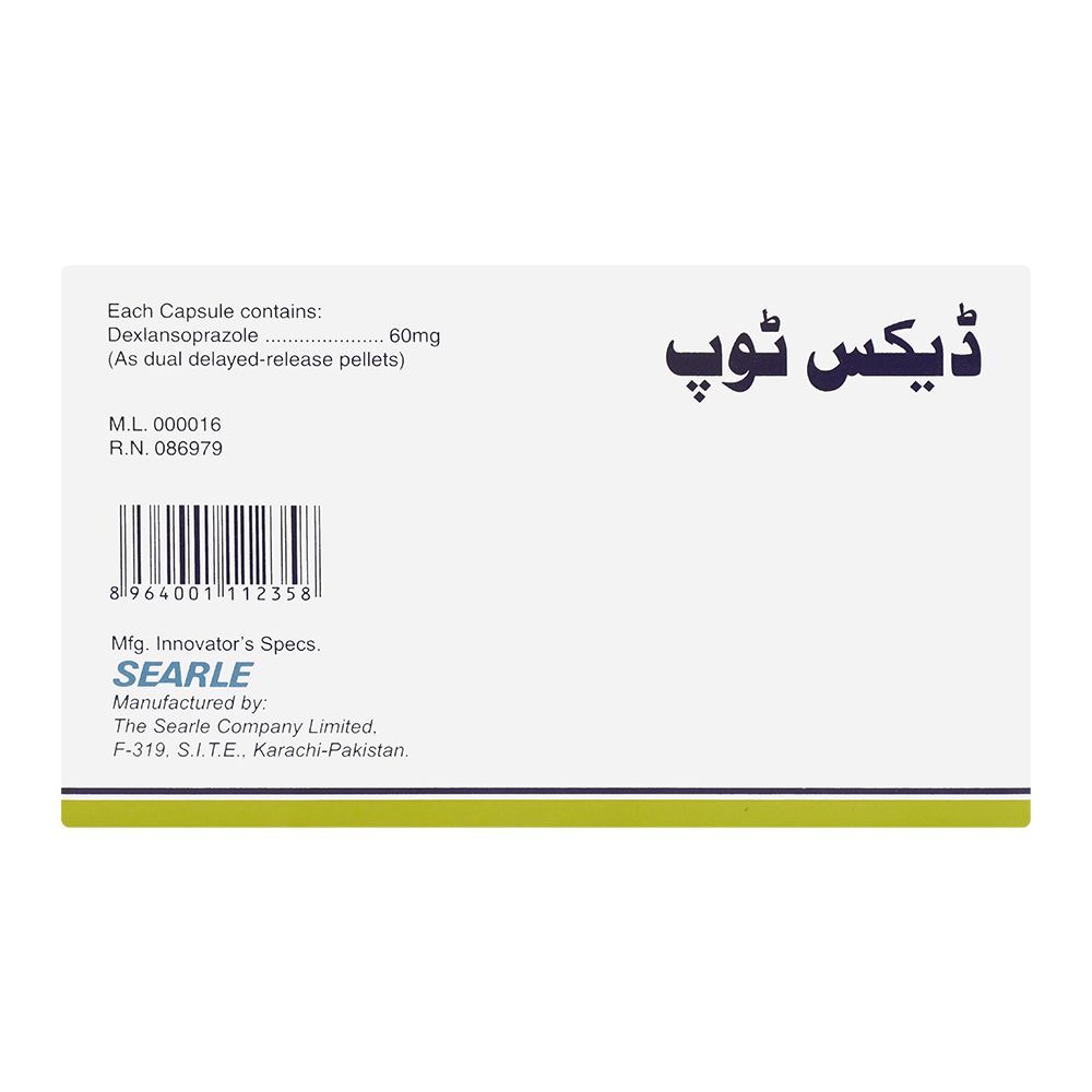 Searle Dextop Capsule, 60mg, 30-Pack - Image 2