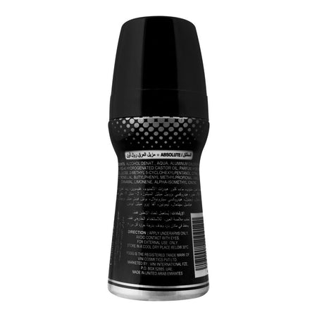 Fogg Absolute Men Roll On Deodorant, 50ml - Image 2