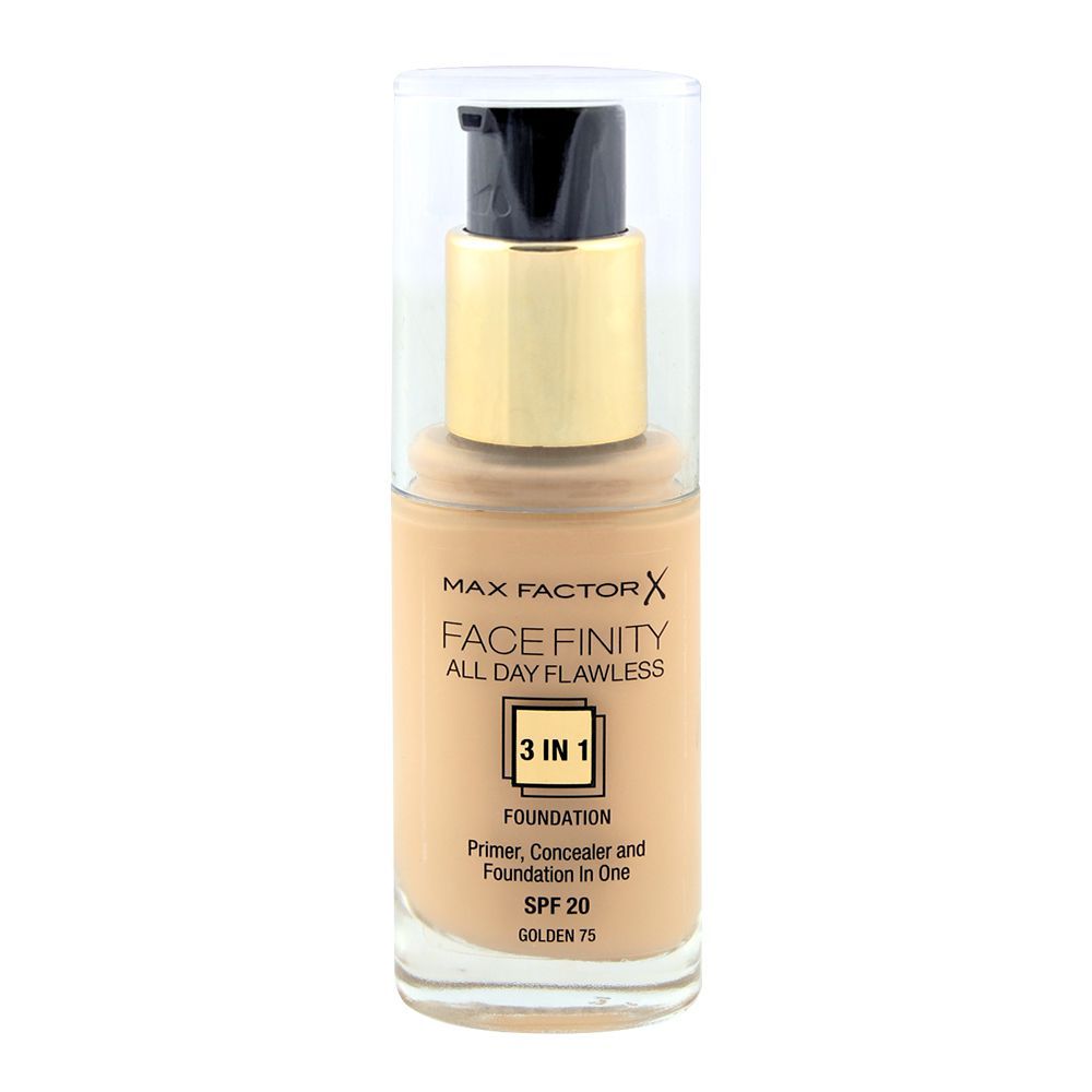 Max Factor Facefinity All Day Flawless 3in1 Foundation 75 Golden - Main Image