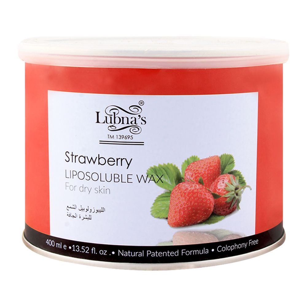 Lubna's Strawberry Liposoluble Wax 400ml - Main Image