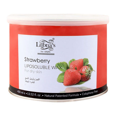 Lubna's Strawberry Liposoluble Wax 400ml - Main Image
