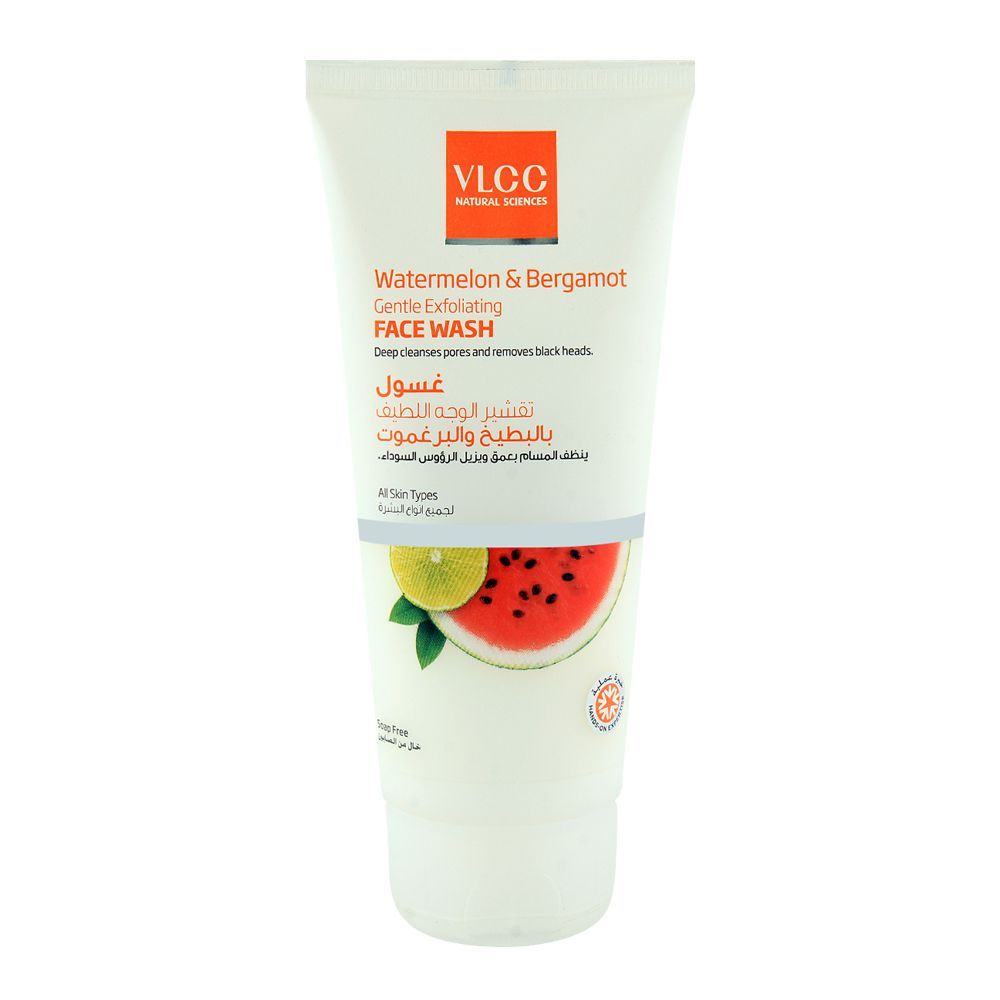 VLCC Watermelon & Bergamot Gentle Exfoliating Face Wash, For All Skin Types, 150ml - Image 2