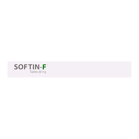 Werrick Pharmaceuticals Softin-F Tablet, 60mg, 10-Pack - Image 3
