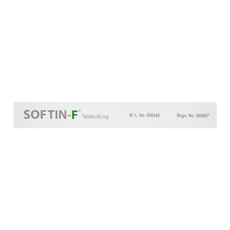 Werrick Pharmaceuticals Softin-F Tablet, 60mg, 10-Pack - Image 4