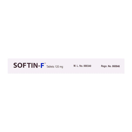 Werrick Pharmaceuticals Softin-F Tablet, 120mg, 10-Pack - Image 4