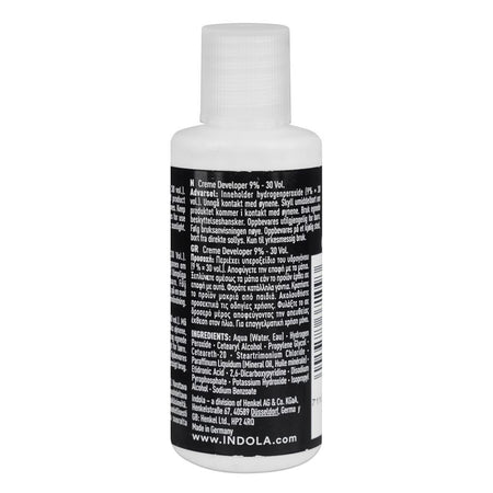 Indola Cream Developer 9% - 30Vol, 60ml - Image 2