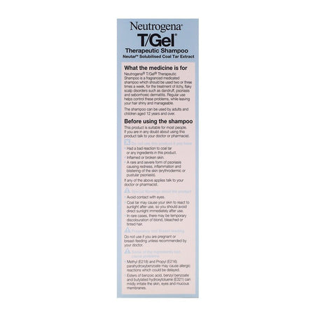 Neutrogena T/Gel Therapeutic Itching Scalp & Dandruff Shampoo 130ml - Image 3