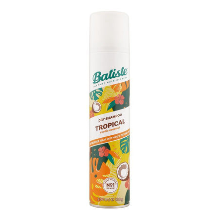 Batiste Coconut & Exotic Tropical Dry Shampoo, Refreshes Hair Without Drying Out, 200ml - Main Image