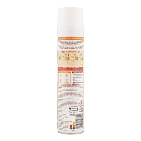 Batiste Coconut & Exotic Tropical Dry Shampoo, Refreshes Hair Without Drying Out, 200ml - Image 2