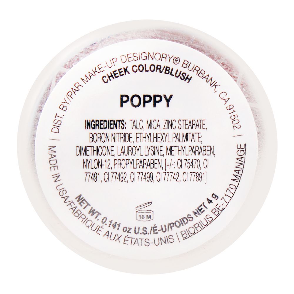 MUD Makeup Designory Cheek Color Blush Refill, Poppy - Image 5