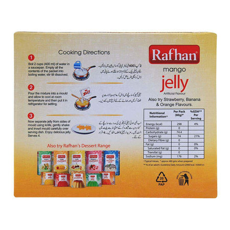 Rafhan Mango Jelly Powder 80g - Image 2