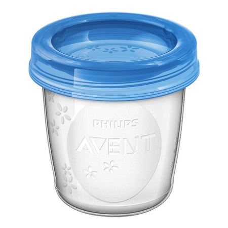 Avent 5 Reusable Breast Milk Storage Cups, 180ml/6oz, 0m+, SCF619/05 - Image 2