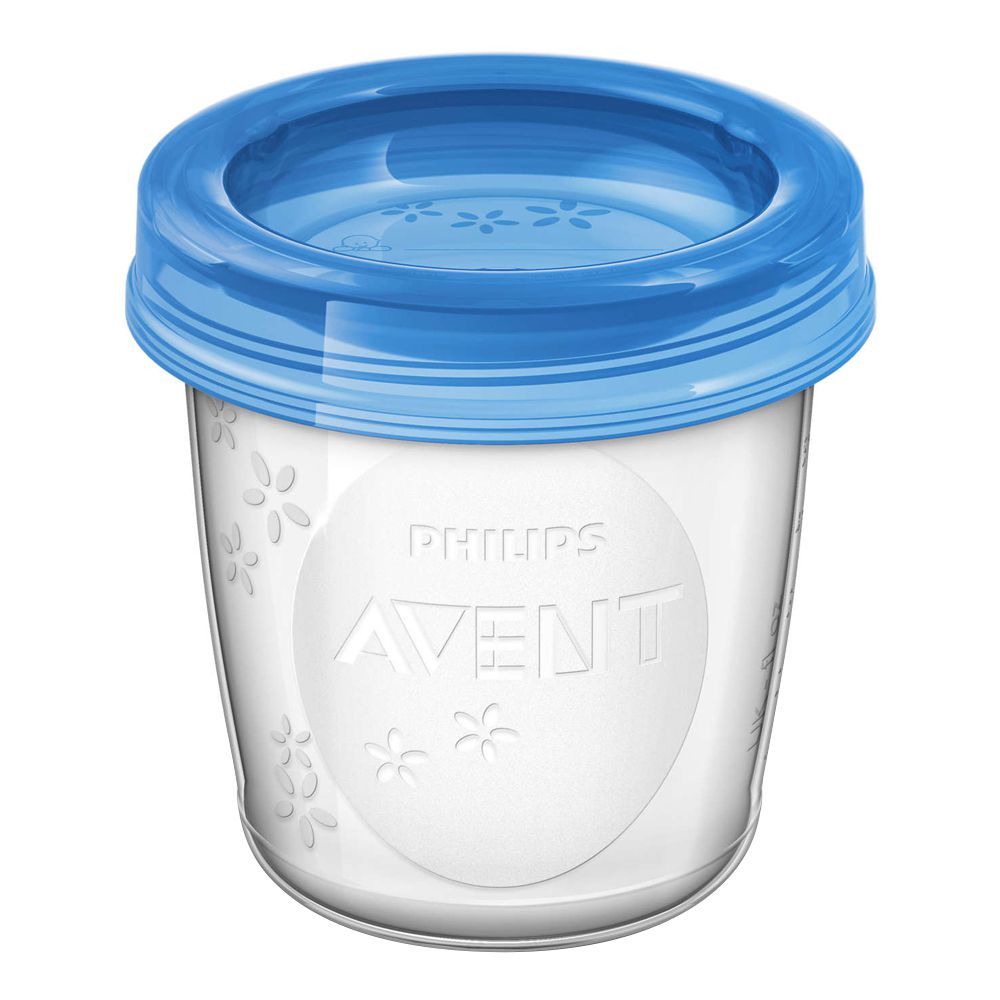 Avent 5 Reusable Breast Milk Storage Cups, 180ml/6oz, 0m+, SCF619/05 - Image 2