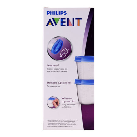 Avent 5 Reusable Breast Milk Storage Cups, 180ml/6oz, 0m+, SCF619/05 - Image 5