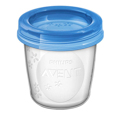 Avent 10 Reusable Breast Milk Storage Cups, 180ml, Leak Proof, SCF618/10 - Image 2
