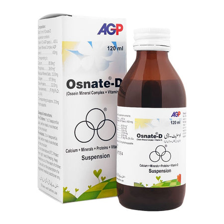 AGP Pharma Osnate-D Suspension, 120ml - Main Image