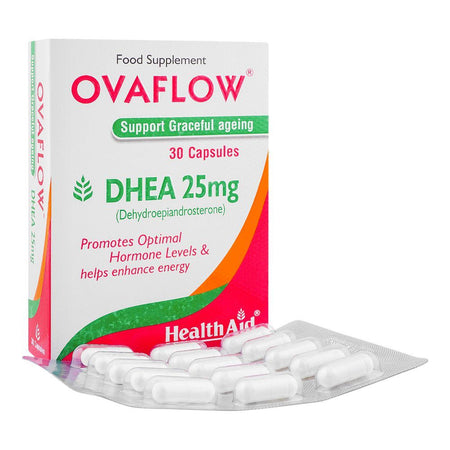 Nutra Zone Healthcare Ovaflow Dhea Capsule, 25mg, 30-Pack - Main Image