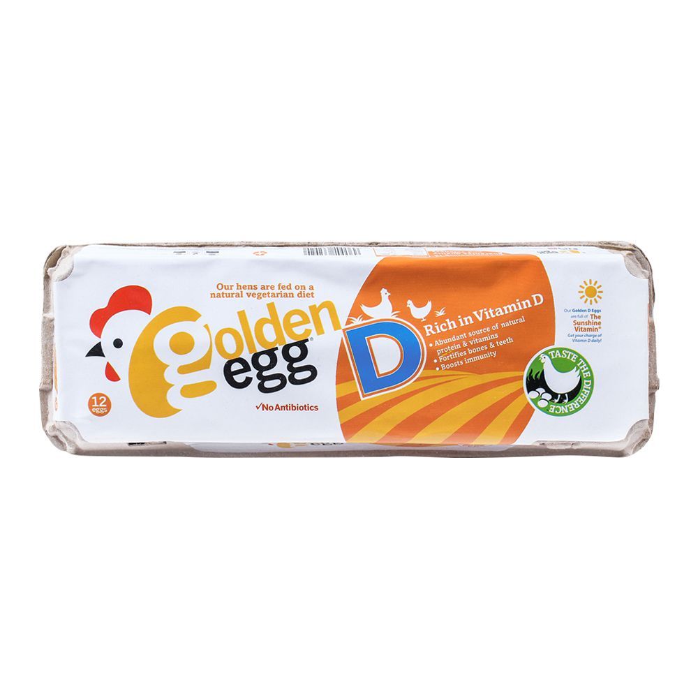 Golden Egg Rich in Vitamin-D Eggs, 12-Pack - Main Image