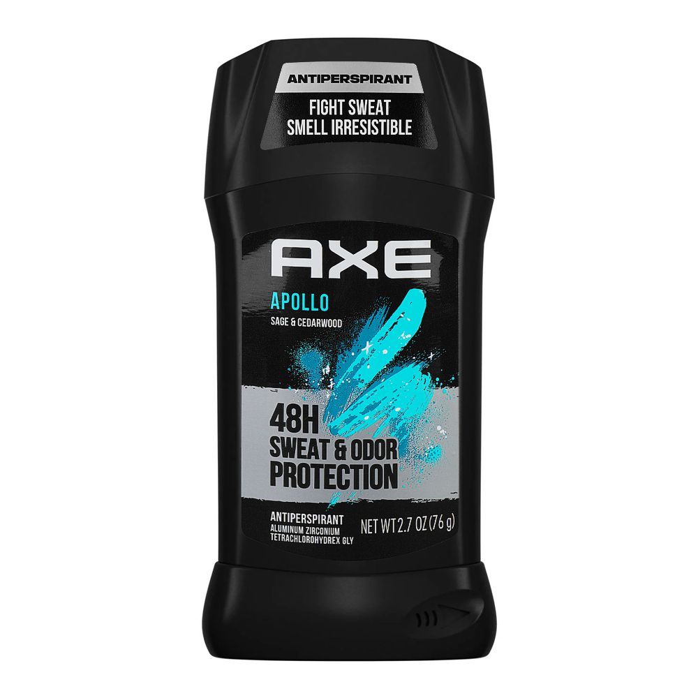 Axe Apollo All-Day Dry Antiperspirant Deodorant Stick, 48 Hours Lasting, Sweat & Odor Protection, 76g - Main Image