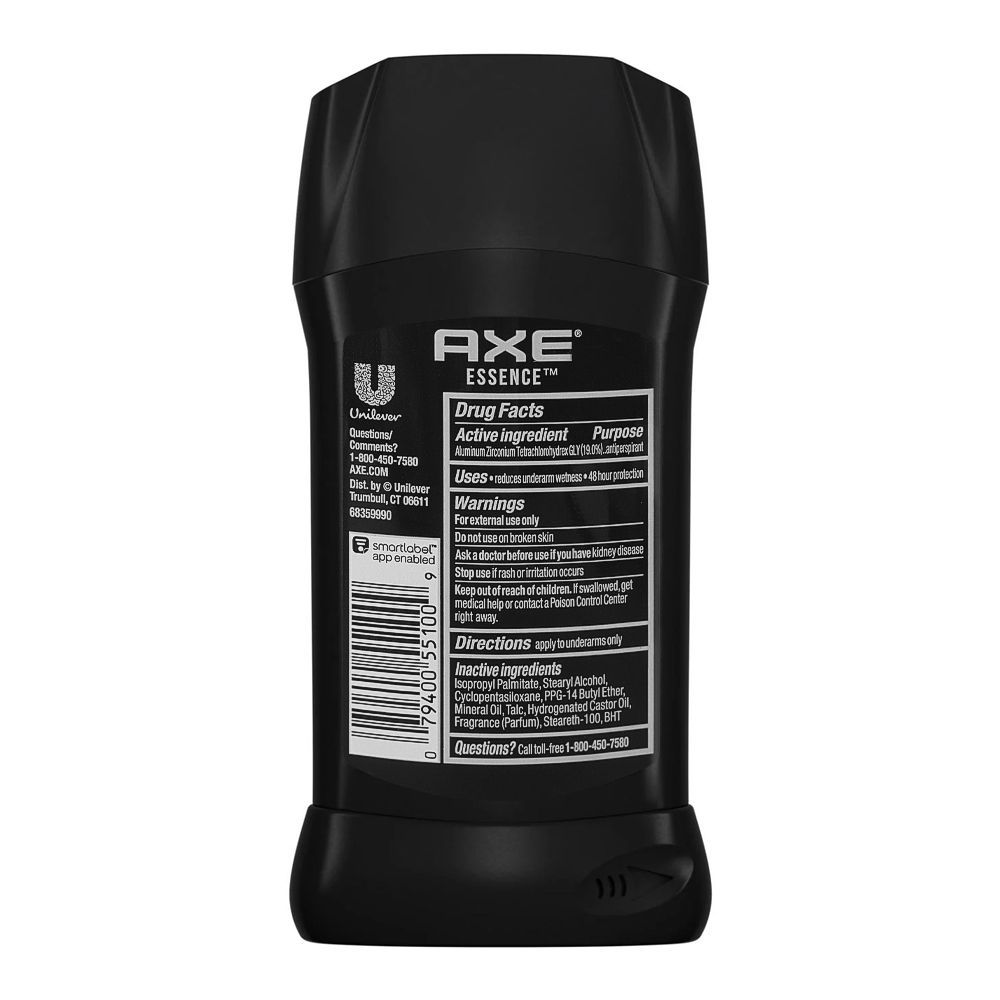 Axe Essence All-Day Dry Antiperspirant Deodorant Stick, 48 Hours Lasting, Sweat & Odor Protection, 76g - Image 2