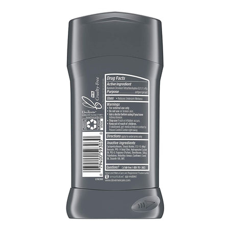 Dove Men+Care Stain Defense 48J Clean Antiperspirant Deodorant Stick, 76g - Image 2