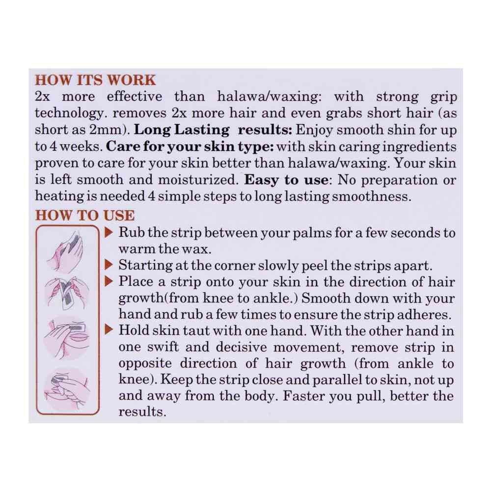 Rica Brazilian Wax, With Avocado Butter, Face Wax Strip, 20-Pack, For Sensitive Skin - Image 3