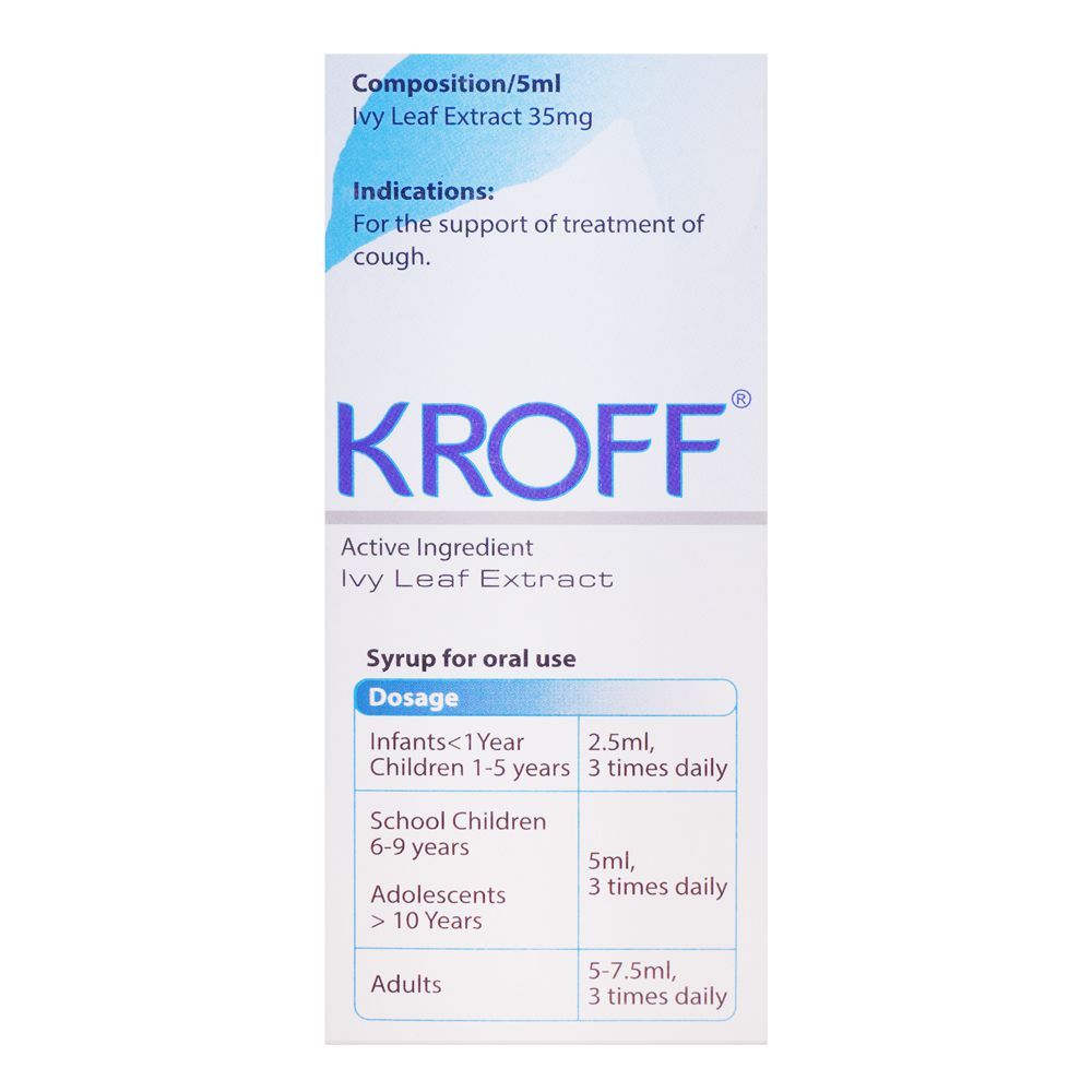 Vida Lab Buy Vida Laboratories Kroff Syrup, 120ml Online in Pakistan – Shopaholic.pk