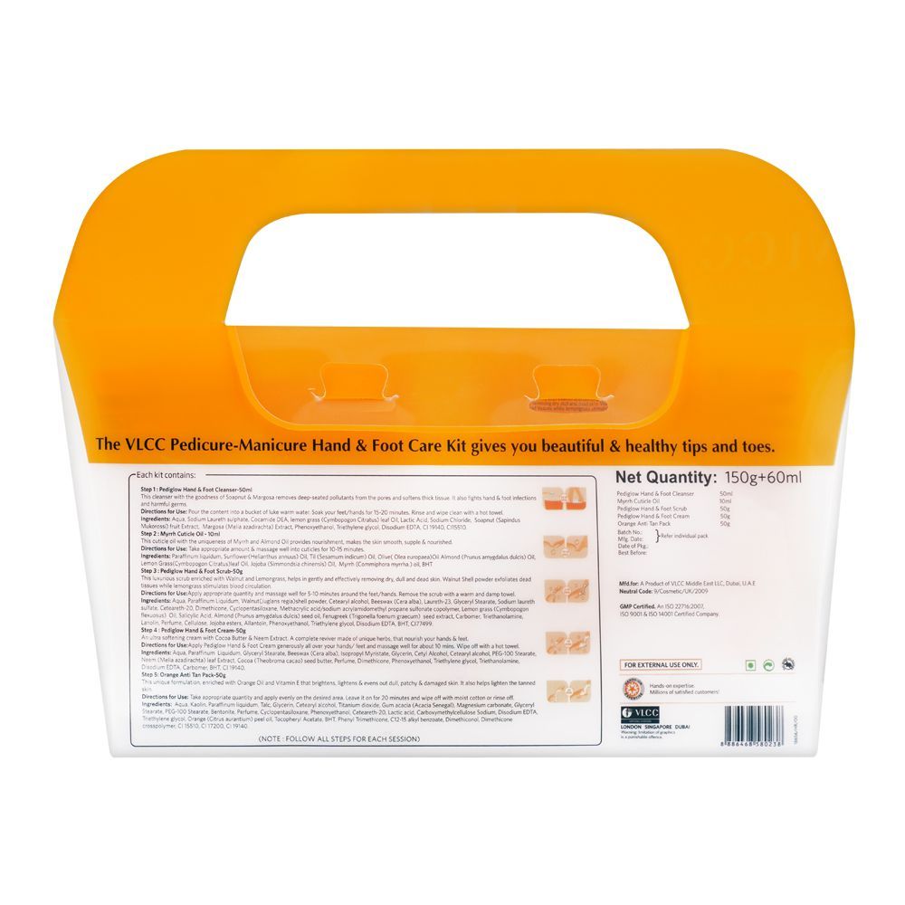 VLCC Natural Sciences Pedicure-Manicure Hand & Foot Care Kit, 5-Pack - Image 3