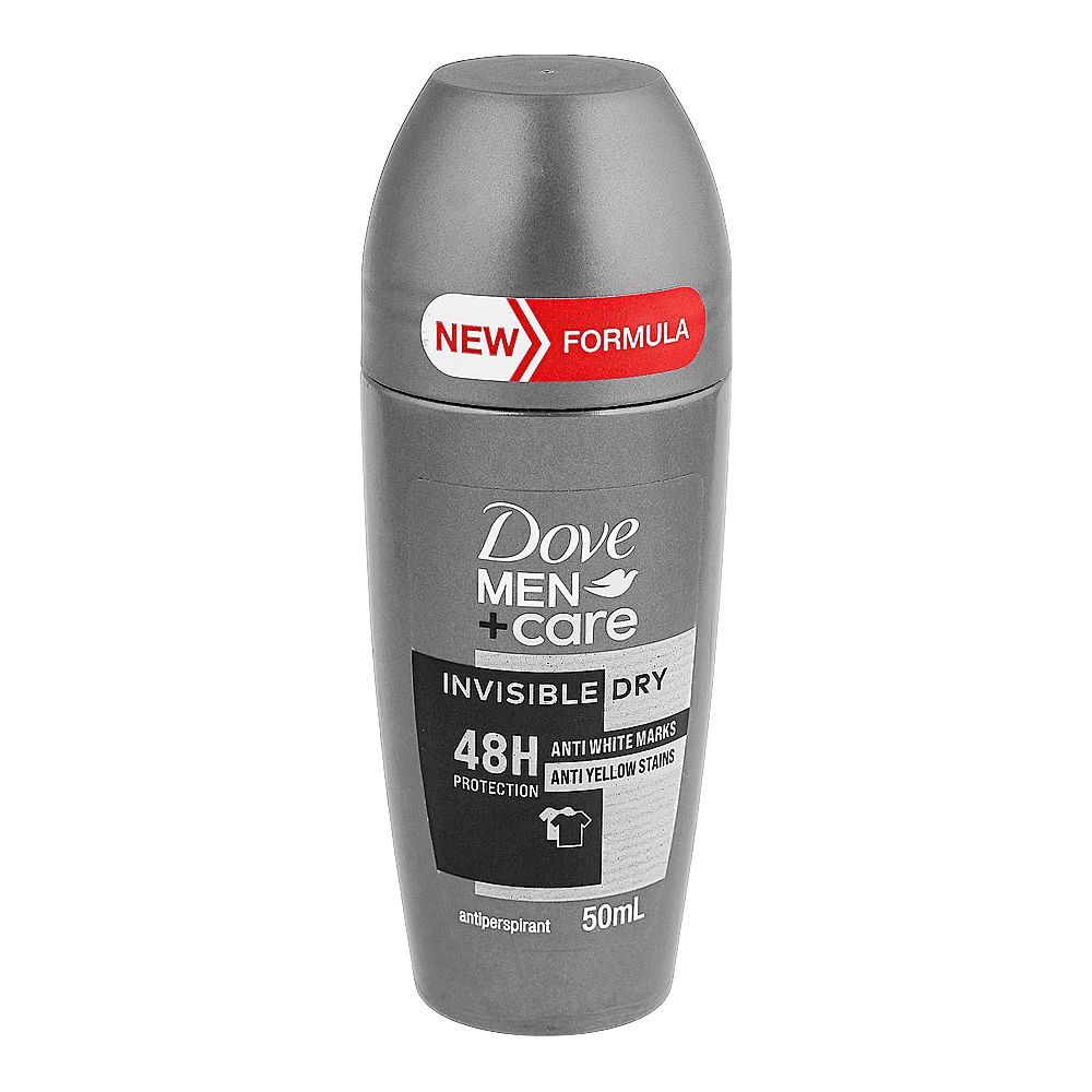 Dove Men + Care Invisible Dry Anti-Perspirant Roll On, 50ml - Main Image