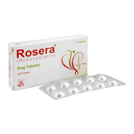 Sami Pharmaceuticals Rosera Tablet, 5mg, 10-Pack - Main Image