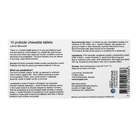 Protectis Tablets, Box (10 Tablets) - Image 2