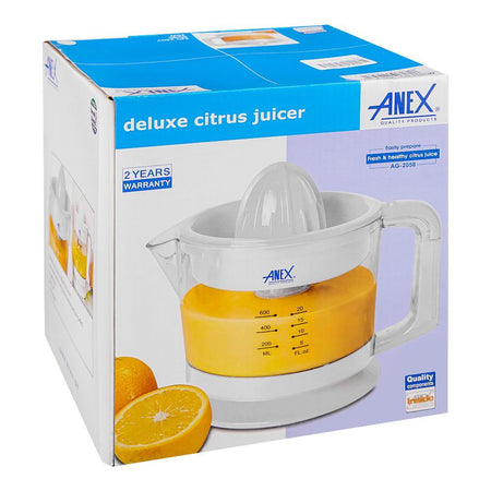 Anex Citrus Juicer With Dust Cover, 40W, White, AG-2058 - Image 2