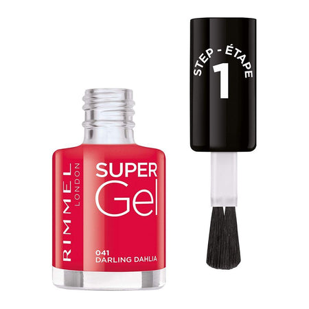 Rimmel Super Gel Nail Polish, 041 Darling Dahlia, 12ml - Main Image