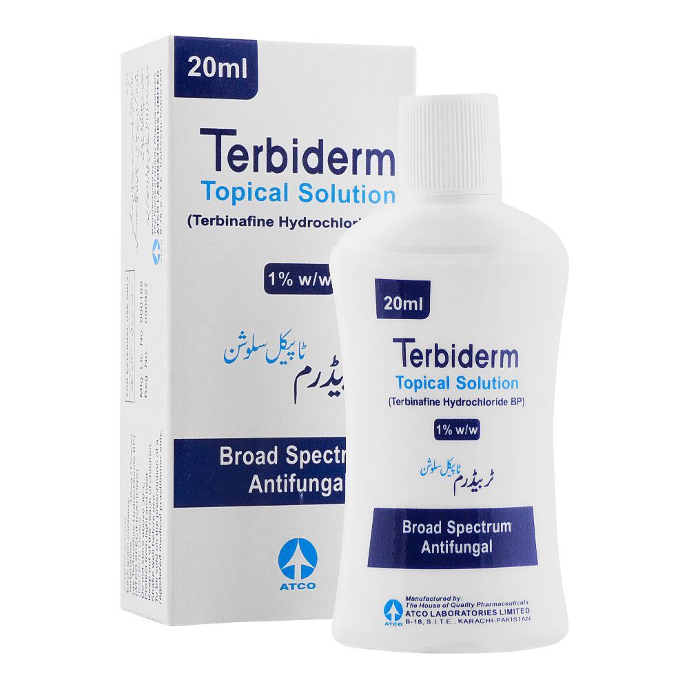 ATCO Laboratories Terbiderm Topical Solution, 20ml - Main Image