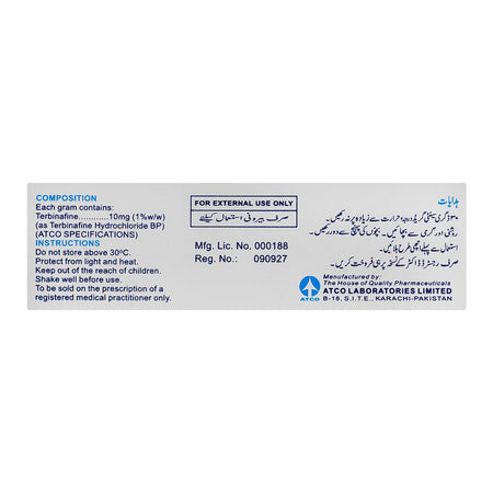 ATCO Laboratories Terbiderm Topical Solution, 20ml - Image 2