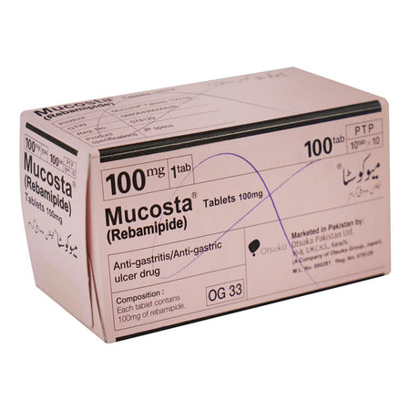 Otsuka Mucosta Tablet, 100mg, 10 X 10-Pack - Main Image