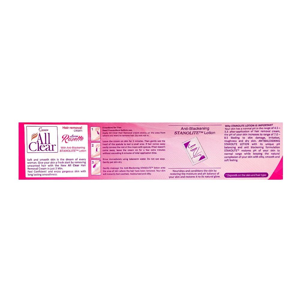 Caresse All Clear Aroma Rosette Hair Removal Cream, 120g - Image 3