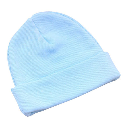 Twin Baby Round Cap, Ocean Blue - Image 2
