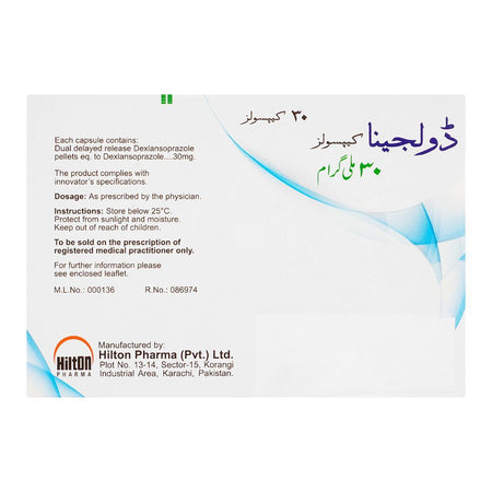 Hilton Pharma Dolgina Capsule, 30mg, 30-Pack - Image 2