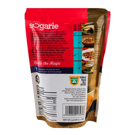 Sugarie Powdered Brown Pure Cane Sugar 500gm - Image 2