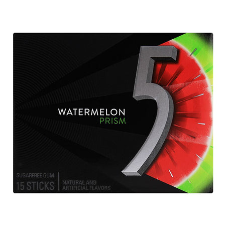 Wrigley's 5 Gum Watermelon Prism 15-Pack - Main Image