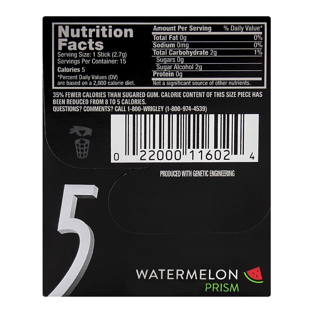 Wrigley's 5 Gum Watermelon Prism 15-Pack - Image 2