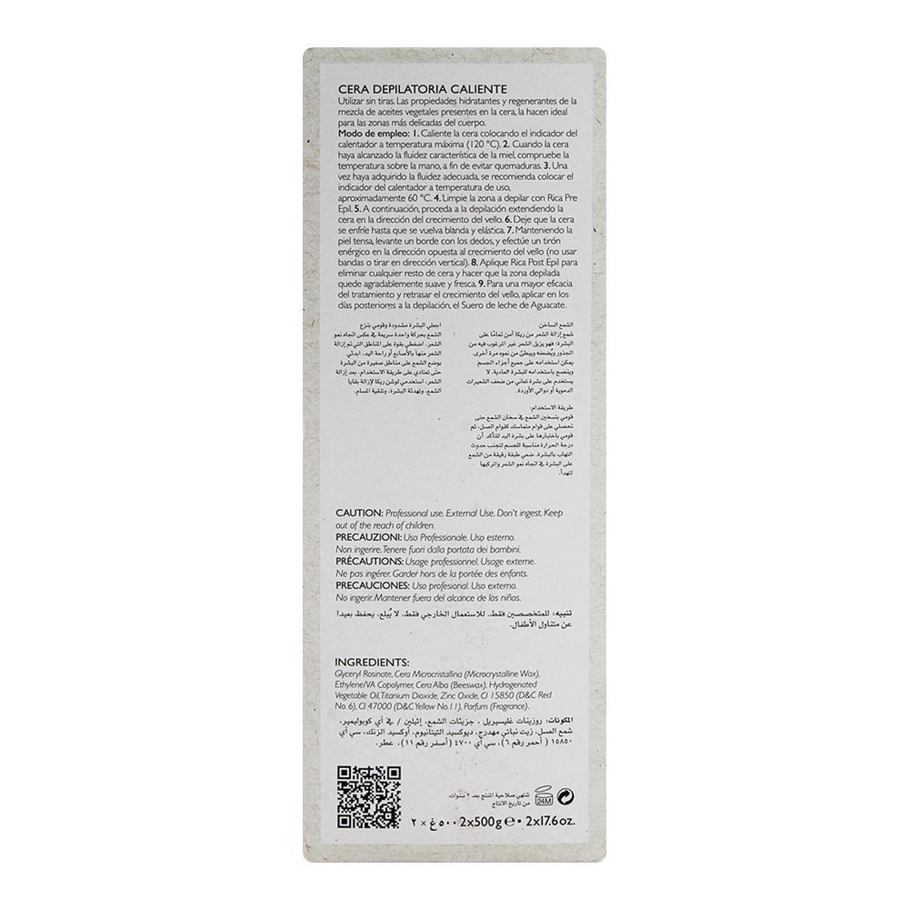 RICA Orange Hard Wax 1000gm - Image 3