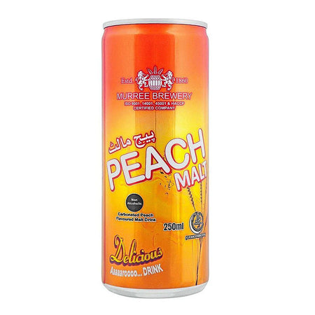 Muree Brewery`S Peach Malt Can 250ml - Main Image