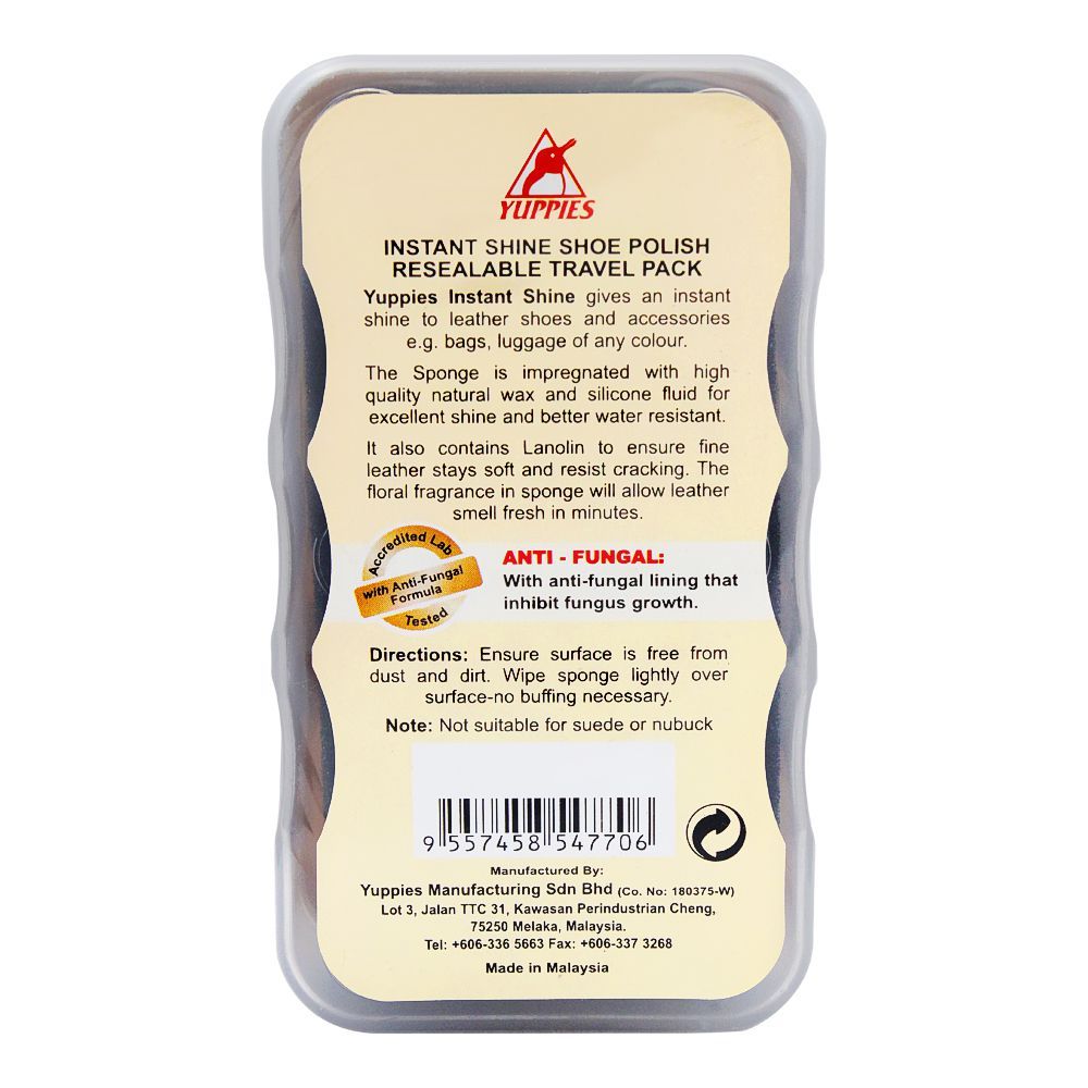 Yuppies Instant Shoe Shine Sponge, Neutral - Image 3