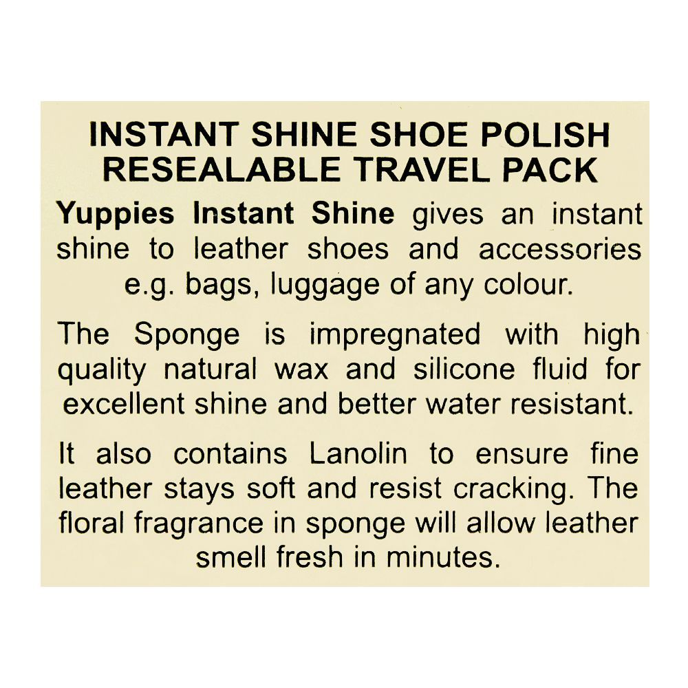 Yuppies Instant Shoe Shine Sponge, Neutral - Image 5