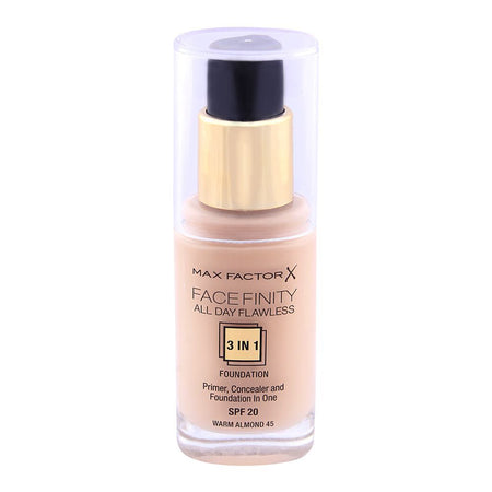 Max Factor Facefinity All Day Flawless 3-in-1 Foundation - 45 Warm Almond - Main Image