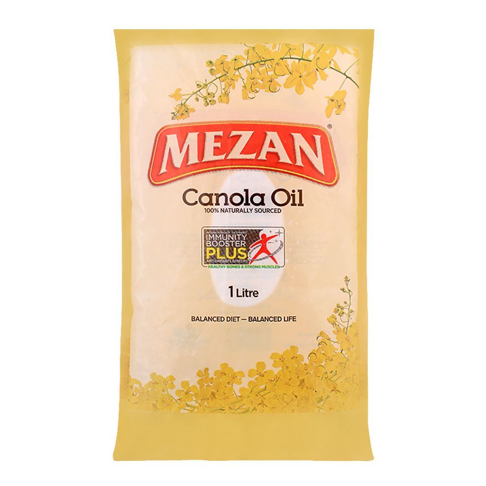 Mezan Canola Oil Pouch 1 Litre - Main Image