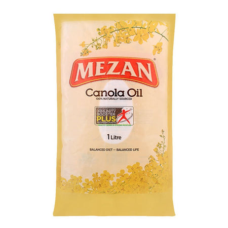 Mezan Canola Oil Pouch 1 Litre - Main Image