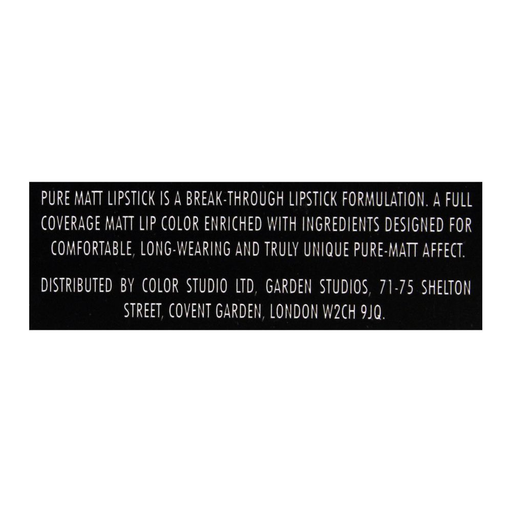 Color Studio Pure Matt Lipstick, 175 Runway Red - Image 5